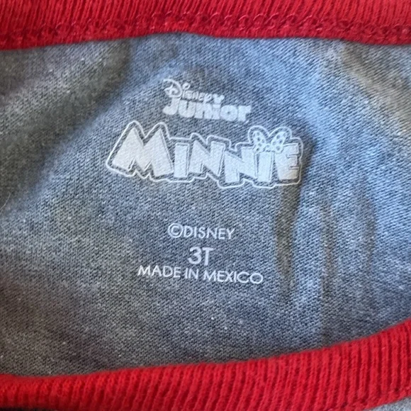 Minnie Mouse Holiday Shirt Size 3T - Picture 3 of 5